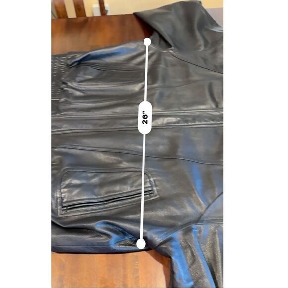 Reed Sportswear Men’s Leather Motorcycle Bomber Jacket Size 50 - Picture 11 of 13